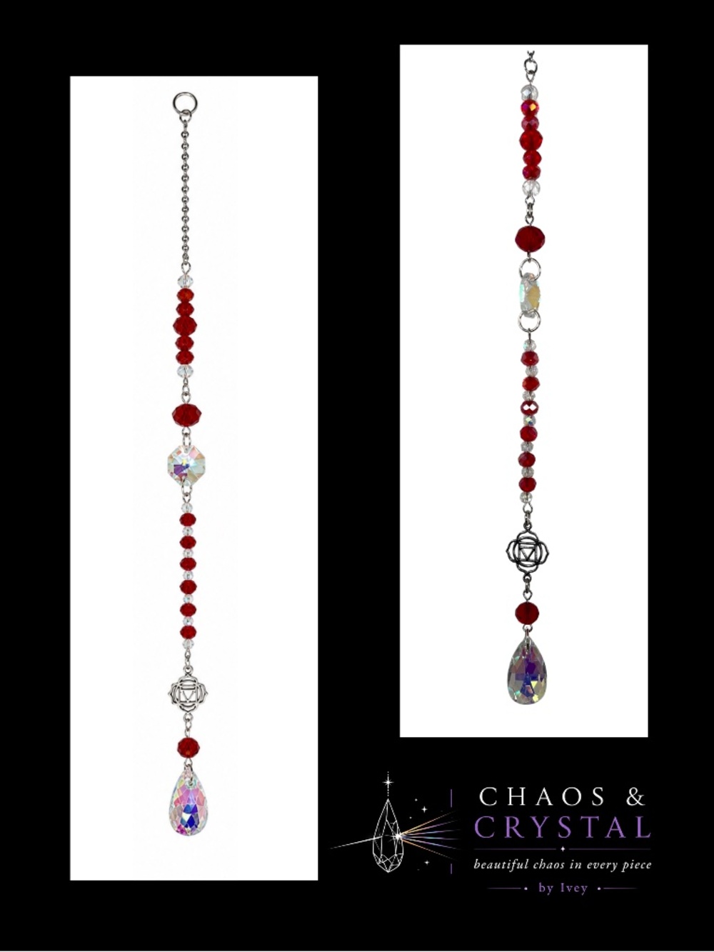 Chakra Series Red Sun Catcher
